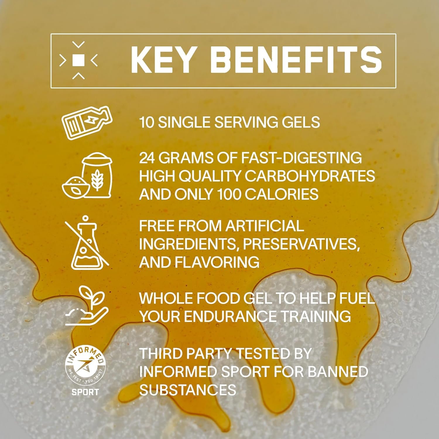 BARE PERFORMANCE NUTRITION, BPN Go Gel Endurance Gel, Vegan + Gluten Free Runnin...