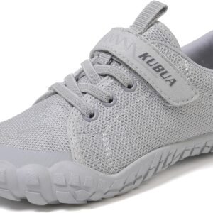 KUBUA Kids Barefoot Shoes Boys Girls Sneakers Naturally Splay Shoes Toddler Litt...