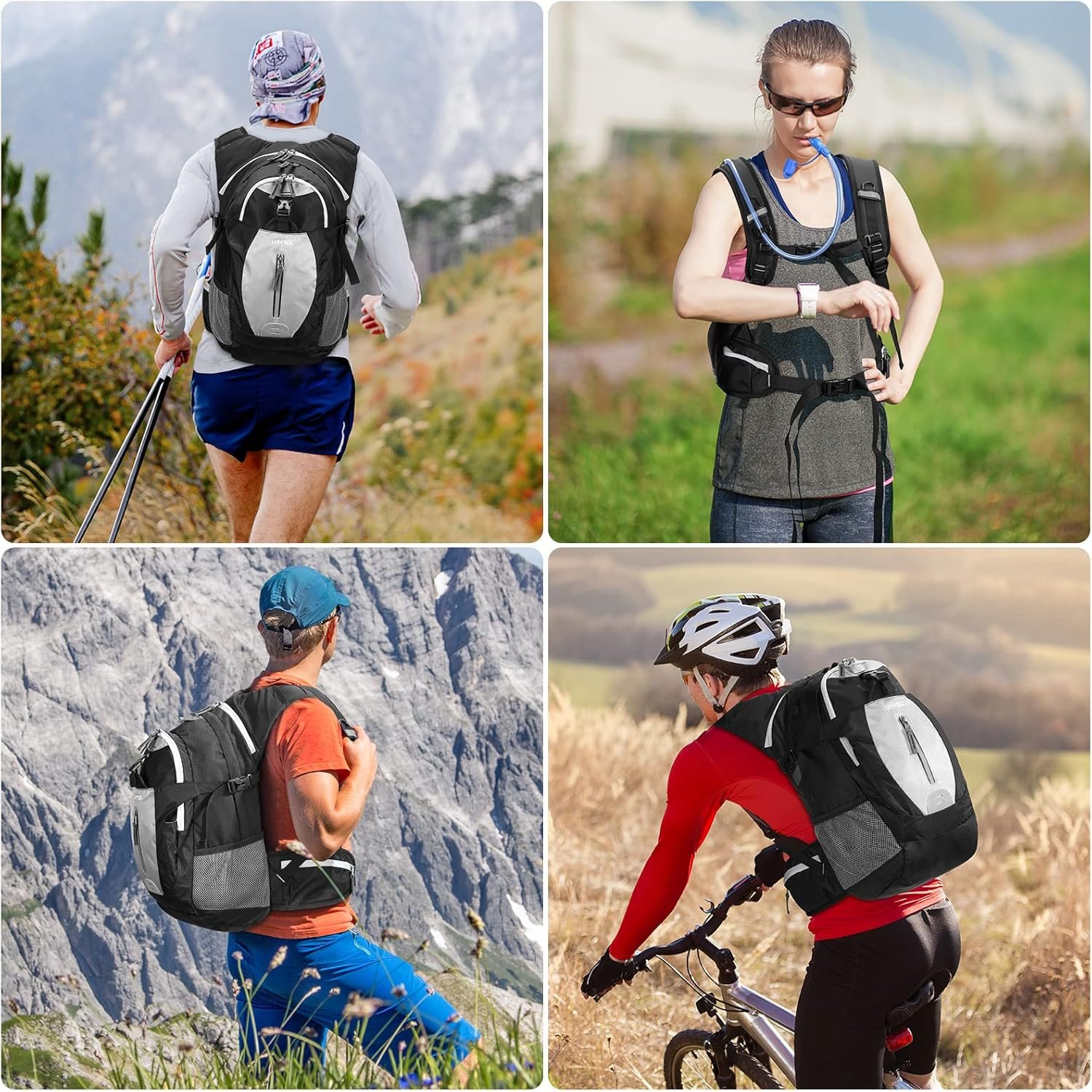 HOMIEE 20L Hydration Backpack 2.5L BPA Free Water Bladder Lightweight Hiking Day...