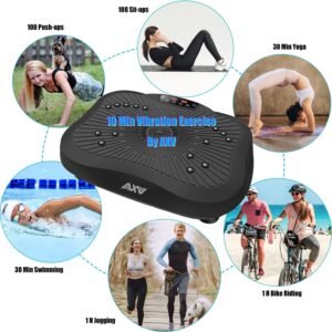 AXV Vibration Plate Exercise Machine Whole Body Workout Vibrate Fitness Platform...