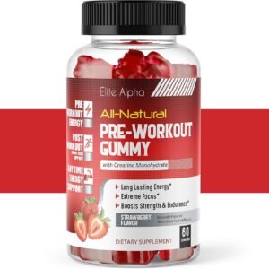 All-Natural Energized Pre-Workout Gummies with Enhanced Creatine Monohydrate ‒ L...