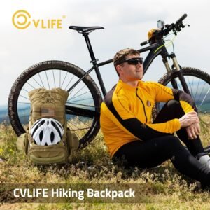 CVLIFE Tactical Hydration Backpack 3L, Lightweight Water Bag Hydration Pack, Hik...