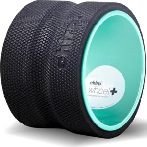 Chirp Wheel Foam Roller - Targeted Back Foam Roller for Back Pain Relief, Deep T...