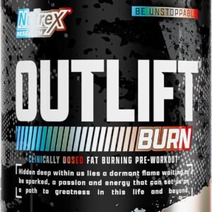 Nutrex Research Outlift Burn Pre Workout Powder, 2 in 1 Performance & Shredding ...