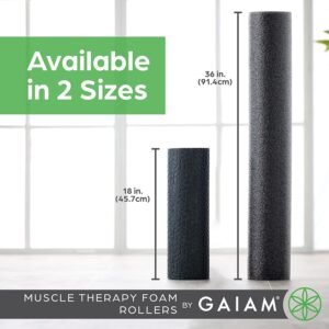 Gaiam Restore Foam Roller for Muscle Massage - Deep Tissue Muscle Massager for S...