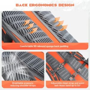 Maelstrom Hydration Backpack, Hiking Backpack with 2L Water Bladder, High Flow B...