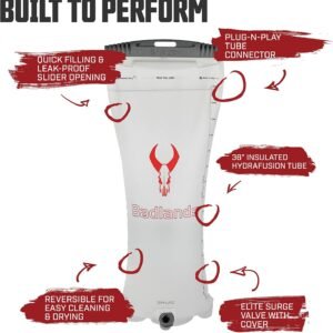 Badlands Hydration Reservoir with Insulated Drinking Tube