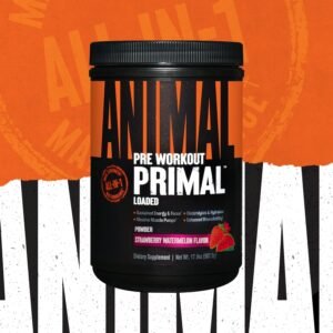 Animal Primal Muscle Hydration + Preworkout Powder – Contains Beta Alanine, 3DPu...