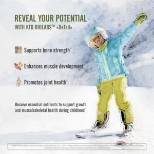 BeTall Height Growth Maximizer - Natural Height Booster Kids Vitamins - Made in ...