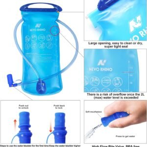 Lightweight Hydration Backpack, Running Backpack with 2L Water Bladder, Hydro Wa...