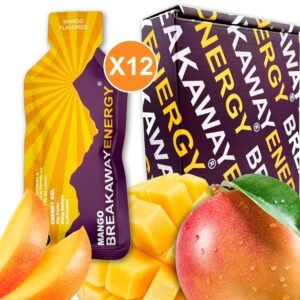 Breakaway Energy Sports Running Energy Gel, Vegan, Gluten-Free, and Dairy-Free E...