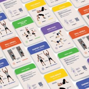 Best 100+ Bodyweight Exercise Cards Perfect at Home Workout- PhysioSpace - for A...