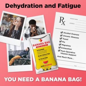 Banana Bag Oral Solution Salted Watermelon 30-Pack Medbox Pharmacist Hydration R...