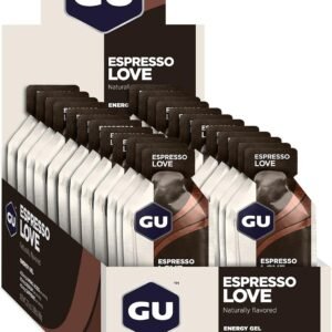 GU Energy Original Sports Nutrition Energy Gel, 24-Count, Espresso Love