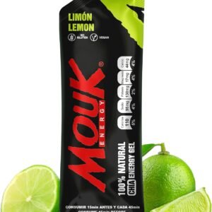 MOUK Energy Workout & Sports Nutrition Energy Gel - Lemon Flavor All Natural wit...