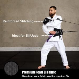 Elite Sports Jiu Jitsu Grip Trainer Simulate Gi - Resistance Band Grip Strength ...