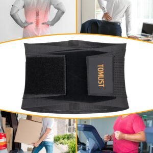 Back Brace - Breathable Waist Belt Lumbar Support for Lower Back Pain Relief, Re...