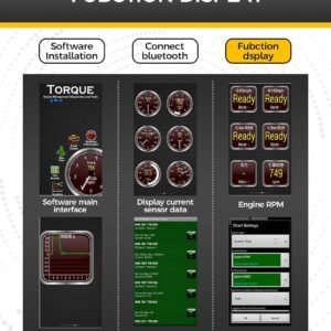 OBD2 Scanner Bluetooth,Car Accessories,ODB2 Scanner,Car Code Reader,Obd2 Scanner...