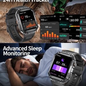 LIGE Smart Watches for Men(Answer/Make Call), 1.96" HD Fitness Tracker with Rich...