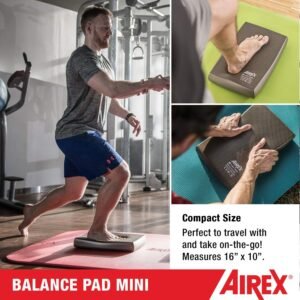 AIREX Balance Pad – Stability Trainer for Balance, Stretching, Physical Therapy,...