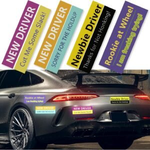 4PCS Student Driver Magnet for Car,Removable Strong Magnetic New Driver Magnet f...