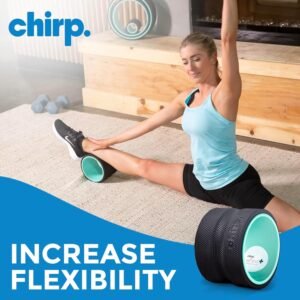 Chirp Wheel Foam Roller - Targeted Back Foam Roller for Back Pain Relief, Deep T...