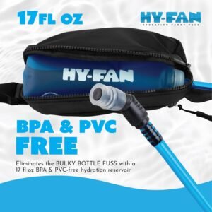 Kenai Hydration Fanny Pack with Bladder, 17oz BPA-Free, Hands-Free Design, Secur...