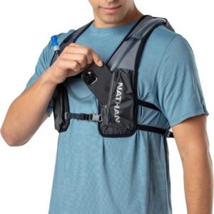 Nathan QuickStart 3L Hydration Vest Pack with 1.5L Bladder Included. One Size Fi...