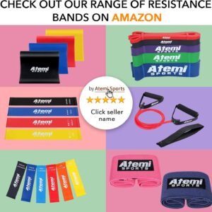 Exercise Bands for Physical Therapy | Resistance Band for Fitness, Yoga, Pilates...