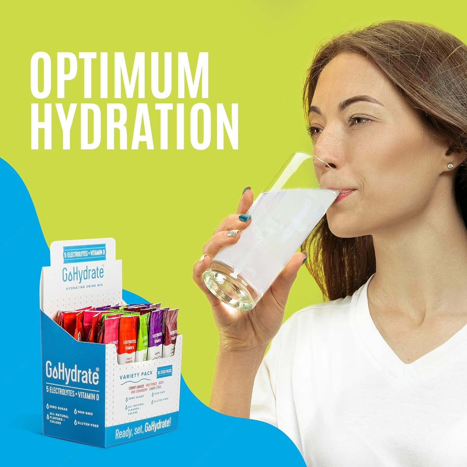 Electrolyte Drink Mix - A Naturally Flavored, Sugar Free, Low Sodium Hydration P...