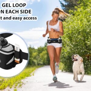 Hydration Running Belt with Bottles - Water Belts for Woman and Men - iPhone Bel...