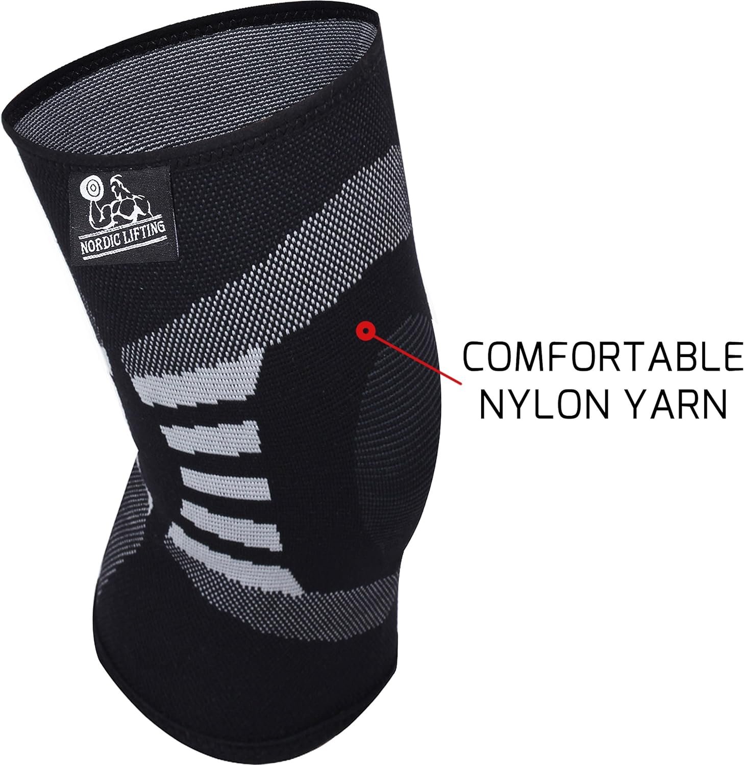 Nordic Lifting Knee Compression Sleeves (1 Pair) - Support for Arthritis Prevent...