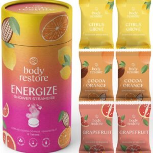 Body Restore Shower Steamers Aromatherapy 6 Pack - Relaxation Birthday Gifts for...