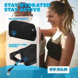 Kenai Hydration Fanny Pack with Bladder, 17oz BPA-Free, Hands-Free Design, Secur...