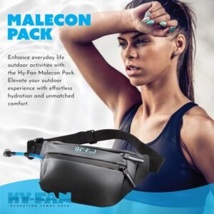 Handy On-The-Go Hydration Water-Repellent Malecon Premium Pack, Includes Magneti...