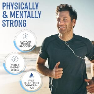 Electrolytes Powder Plus (100 Servings) Unflavored Electrolyte Powder Keto, Suga...