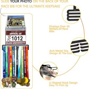 Goutoports Race Bib Display Holder Vinyl Protector Sheets 20PCS Running Number B...