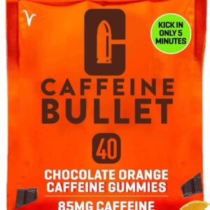 Caffeine Bullet 40 Chocolate Caffeine Chews. Each 85mg Caffeine - Chocolate Oran...