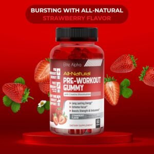 All-Natural Energized Pre-Workout Gummies with Enhanced Creatine Monohydrate ‒ L...