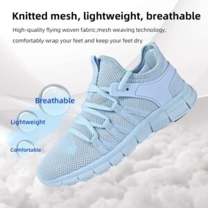 AOE Womens Fashion Walking Running Shoes Ultra Lightweight Breathable Mesh Tenni...