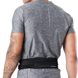 Nathan Adjustable Fit Zipster Running Belt, Zippered, Weather-Resistant Pocket &...