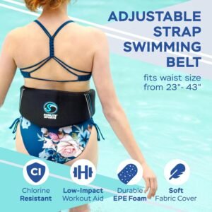 Sunlite Sports Water Workout Combo Set, High Density Water Weight, Swim Belt, So...