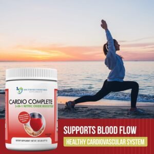 Cardio Complete - Heart Health Support Powder Supplement - 3-in-1 Nitric Oxide B...