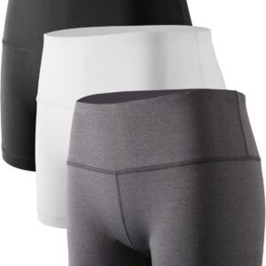 CADMUS Women's 5" /2" High Waist Stretch Athletic Workout Shorts with Pocket