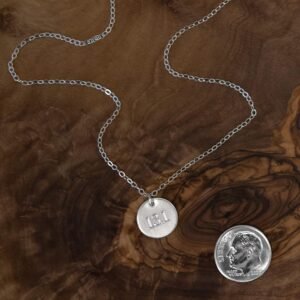 EFYTAL Half Marathon 13.1 Necklace, 925 Sterling Silver Disc Jewelry Gift for At...