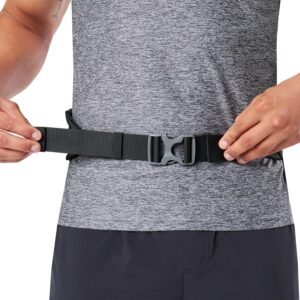 Nathan Adjustable Fit Zipster Running Belt, Zippered, Weather-Resistant Pocket &...