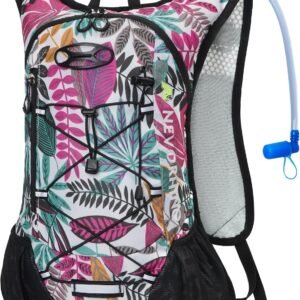 Lightweight Hydration Backpack, Running Backpack with 2L Water Bladder, Hydro Wa...