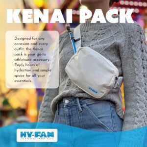 Kenai Hydration Fanny Pack with Bladder, 17oz BPA-Free, Hands-Free Design, Secur...