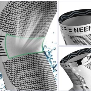 NEENCA 2 Pack Knee Braces for Knee Pain, Compression Knee Sleeves with Patella G...