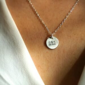 EFYTAL Half Marathon 13.1 Necklace, 925 Sterling Silver Disc Jewelry Gift for At...